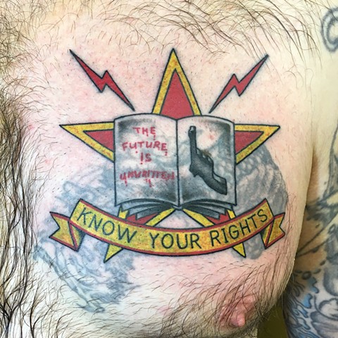 The Clash tattoo, punk tattoo, Joe Strummer tattoo, Tad Peyton tattoo, Jinx Proof Tattoo, Washington D.C. tattoo, Absolute Art Tattoo, Richmond Va tattoo