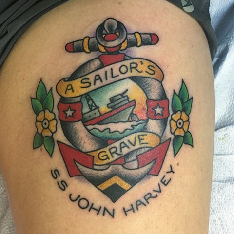 Sailor's Grave tattoo, Sailor Jerry tattoo, Tad Peyton tattoo, Jinx Proof Tattoo, Washington D.C. tattoo, Absolute Art Tattoo, Richmond Va tattoo