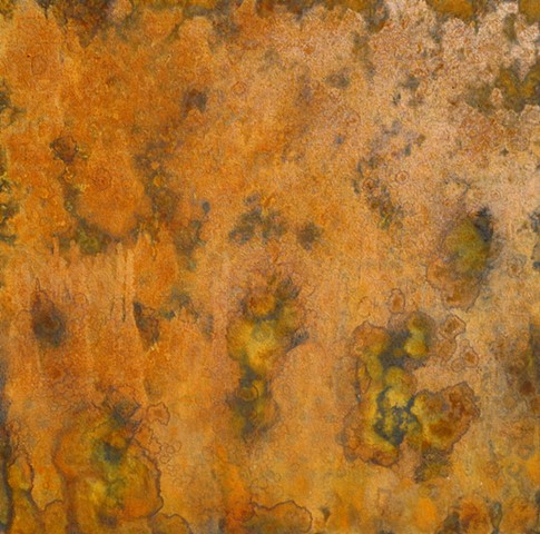 acrylic paint contemporary fine art abstract rust