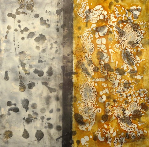 abstract fine art encaustic contemporary painting