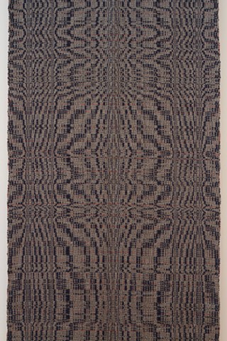 weaving psychedelic art handmade vogt overshot pattern optical
