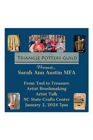 Invited Artist Talk for Triangle Potters Guild