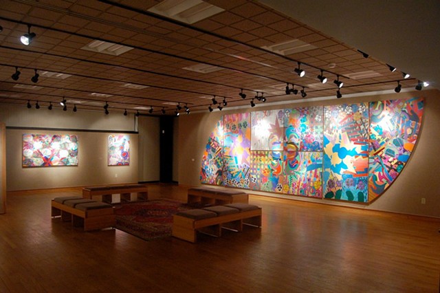 Information Overload, 2012. Visual Arts Gallery, Adirondack Community College, Queensbury, NY.