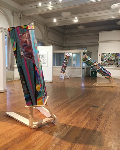 Multiple Temporalities, 2018. Rice Gallery, McDaniel College, Westminster, MD.