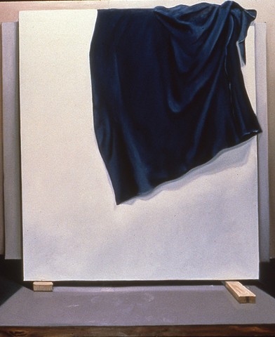 White Rectangle with Blue Interruption, 1999