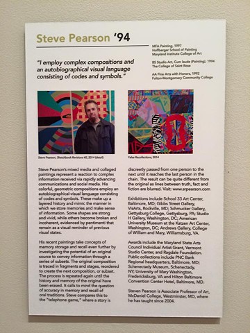 Two Painters, One Sculptor - Ginny Casey, Patrick Cuffe, Steven Pearson: The Karene
Faul Alumni Exhibition,  2015. Esther Massry Gallery, College of Saint Rose, Albany, NY.