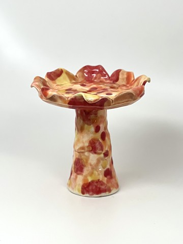 Fall Trees Pedestal Candle Holder 2023