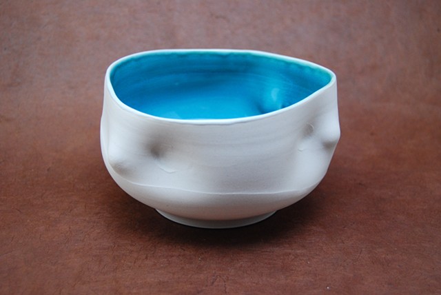 Cone 6 altered porcelain bowl