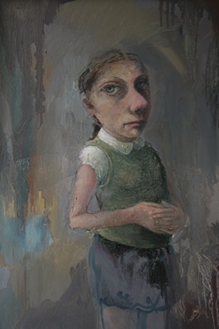 oil painting girl