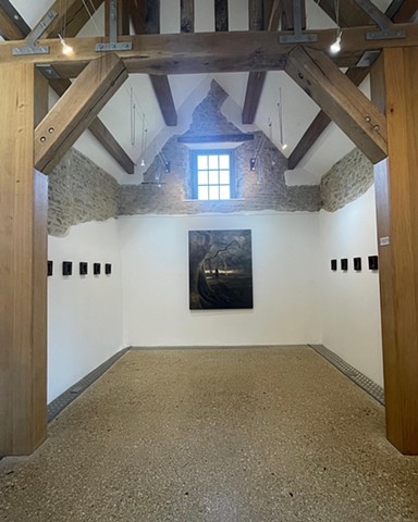 Interior shot of gallery