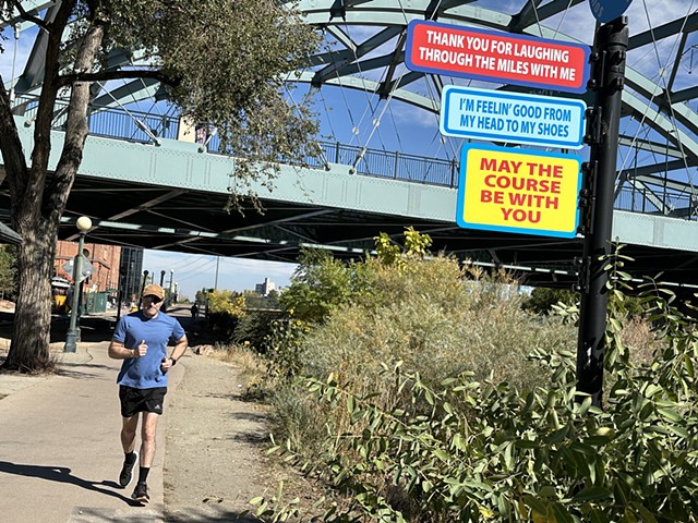 Signs for Runners