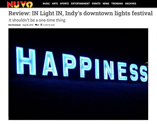 Review: IN Light IN, Indy's downtown lights festival