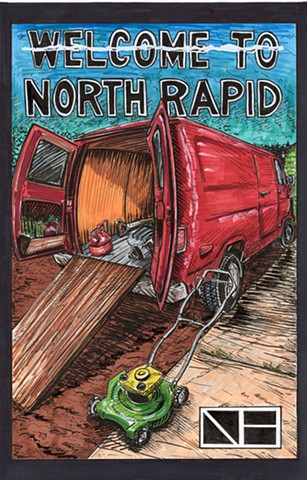 Welcome to North Rapid Graphic Novel Cover