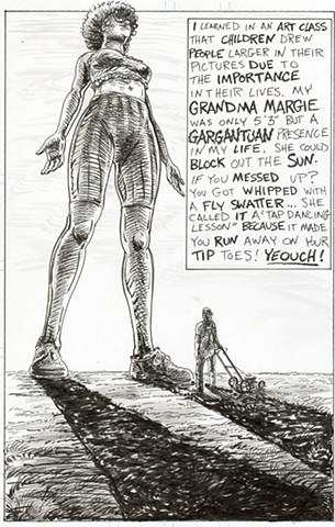 Splash page from Sarge Marge