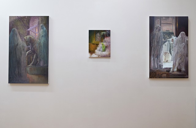 Install Shots of DUST TO DUST at SEVENTH Gallery