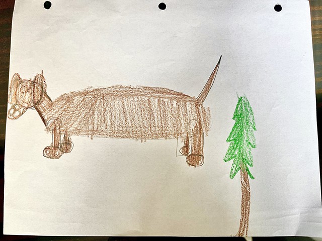 Landon's Geometric Hot Dog