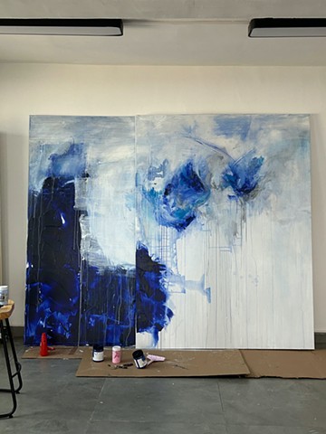 Full Moon - Diptych 满月双联画 (Mid-Autumn Festival | Full Moon in Pisces)