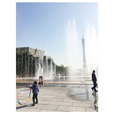 "Water Show, Canton Tower Guangzhou" China Photographic Series by Dani Green 2018