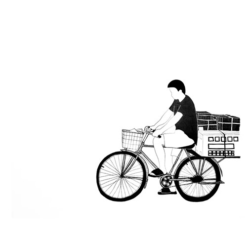 "Taobao delivery_1, Guangzhou" China Illustration Series by Dani Green 2017
