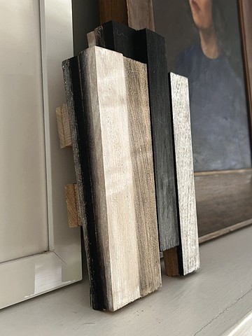 relief sculpture, wood relief sculpture, minimalist sculpture, book arts objects, hybrid book arts and fine arts