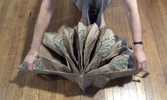 book arts, center for book arts, stab bind book, performance, process-oriented art, moving image