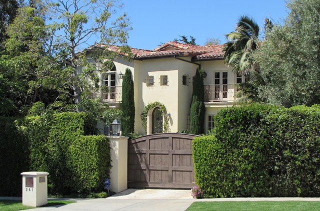 Southern wing of main house