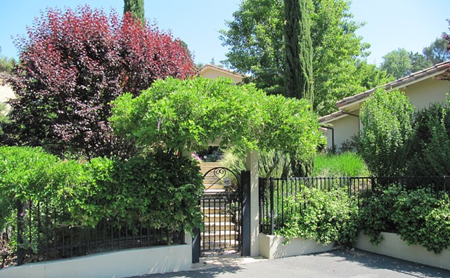 Guest parking and entry gate