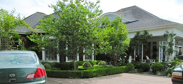 Bedroom wing and front porch