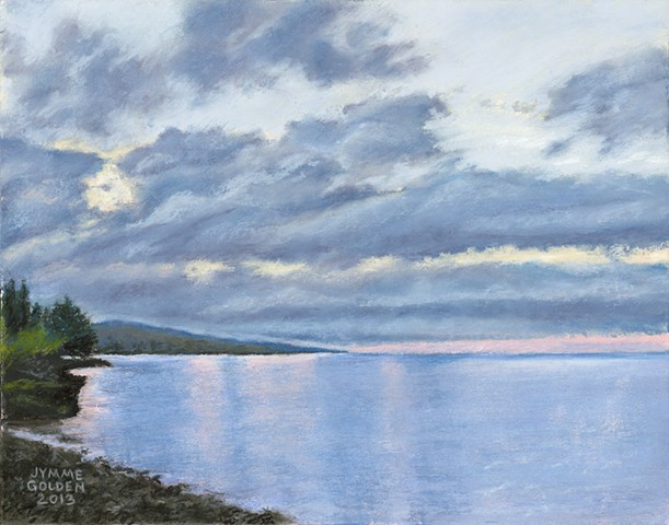 Lake Superior, North Shore, Plein Air, Summer, Sunrise, Clouds