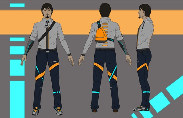 Game Character Turn Around for Modeling