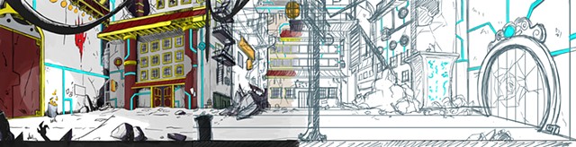 Loco Lobos Environment Concept