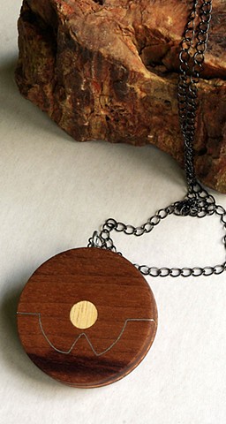 Where In The World
Handcrafted Wood Pendant