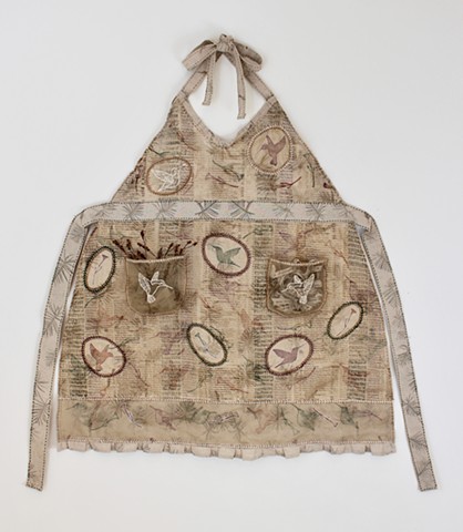 Hummingbird Protector Apron by Lesley Patterson-Marx