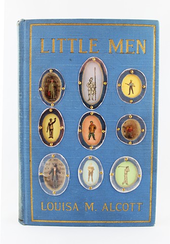 altered book, found book, Little Women, Little Men
