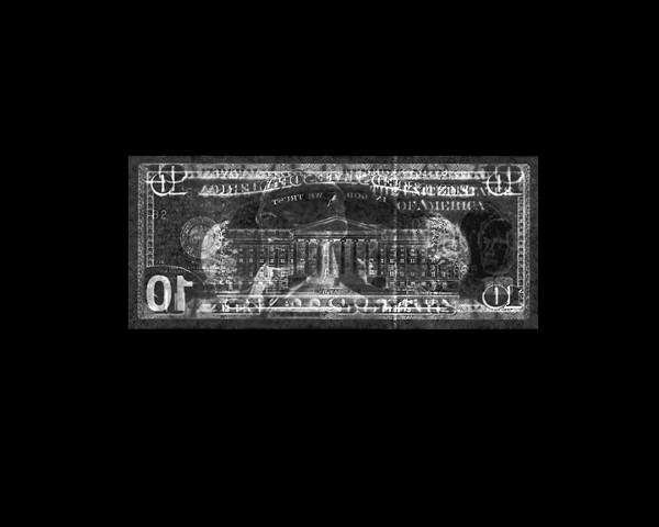 Ten Dollar Bill Detail