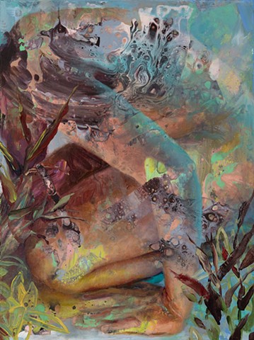 Painting Exploration of Corporeal Dissolution and Ecological Entanglement in Contemporary Painting