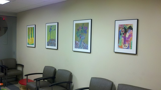 Work by students from the Children's Fine Art Classes at the Louisville Visual Arts Association.