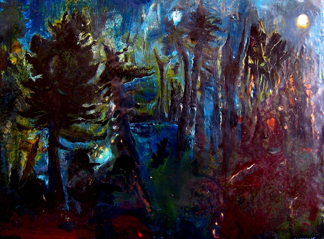 In a Forest, Dark, I See - SOLD