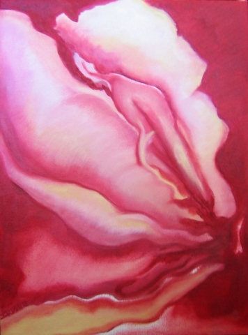When Roses Blush - SOLD