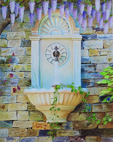 Wisterian Fountain