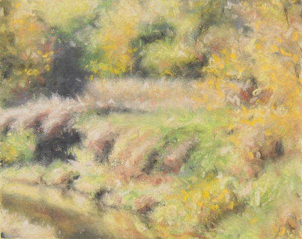 pastel landscape drawing