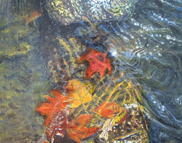 Blue Earth River (Leaves)