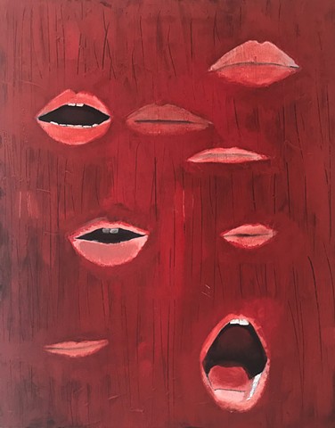 Mouths on Red