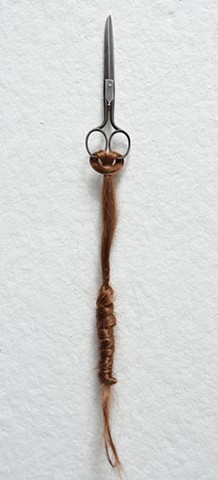 hair sculpture, fiber sculpture, braid sculpture, rapunzel sculpture