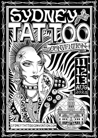 Sydney Tattoo Convention, August 2023.
