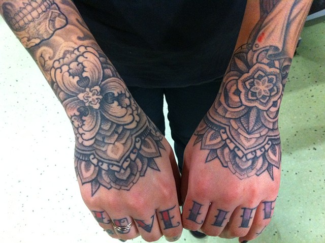 Tattoo by Alvaro Flores at Korpus Tattoo Studio, Brunswick.