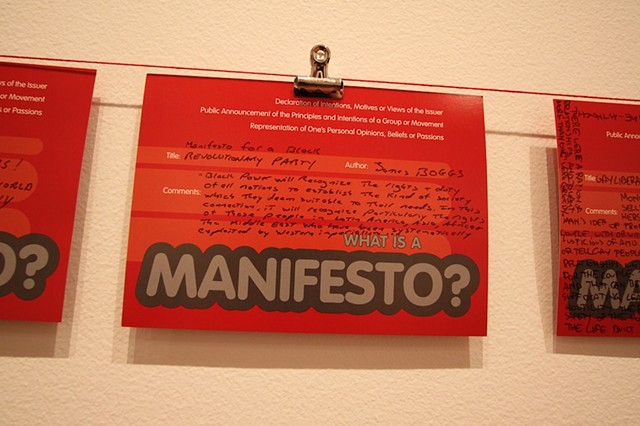 Manifesto (postcards)