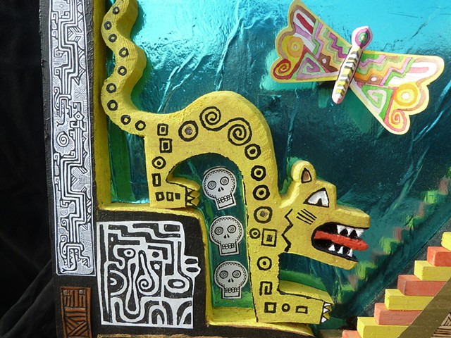 detail of The Legacy of Quetzalcoatl