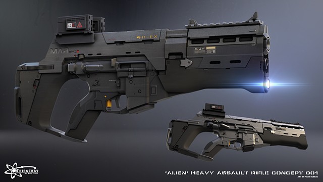 ALIEN:EARTH rifle concept 001