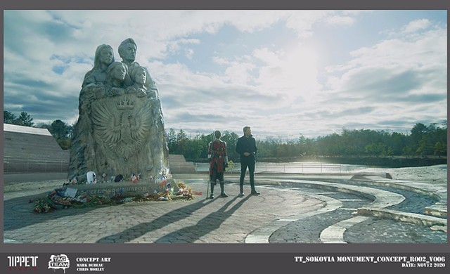 Falcon and Winter Soldier Sokovia Memorial Concept